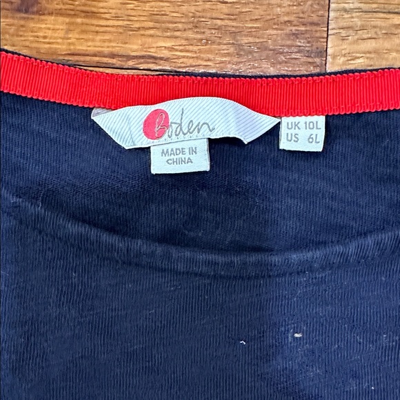 Boden Navy Cotton Phoebe Dress - size 6 Tall - Picture 3 of 9